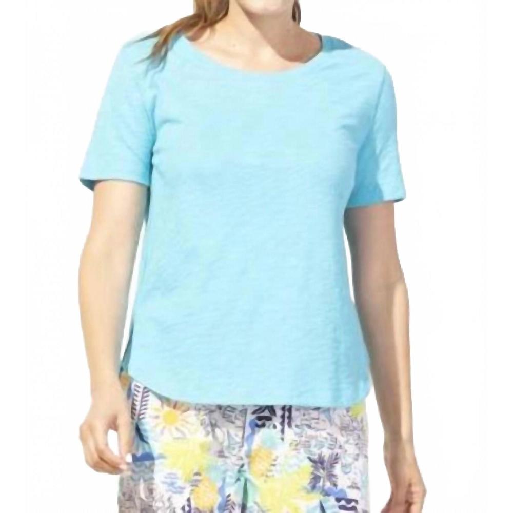 NEW ESCAPE cotton hi-lo tee in maui